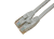 Патч корд 2 метра, UTP4, cat.6, медный, интернет кабель RJ45 с переходником RJ-45 на RJ-45 в комплекте, серый