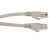 Патч корд 2 метра, UTP4, cat.6, медный, интернет кабель RJ45 с переходником RJ-45 на RJ-45 в комплекте, серый