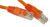 Патч корд 5 метров, UTP4, cat.6, медный, интернет кабель RJ45 с переходником RJ-45 на RJ-45 в комплекте, оранжевый