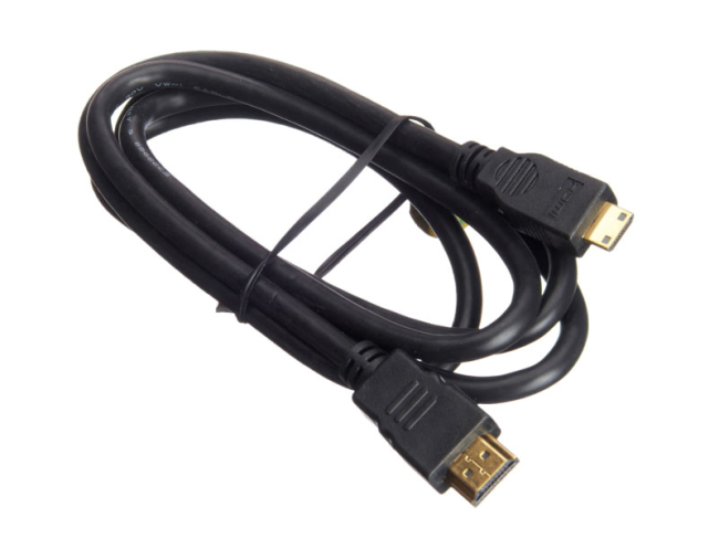 Шнур аудио-видео miniHDMI-male - HDMI-male, золото, Netko, 1.5 метра