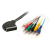 Шнур аудио-видео SCART - 6RCA, Cabletech, 1.2 метра
