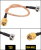 Комплект пигтейлов SMA-male - TS9, кабель RG316, 50 Ом, 15 см, 6 шт