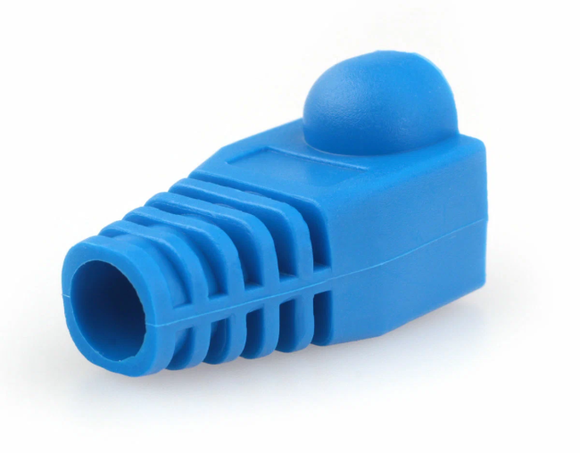 Изолирующий колпачок для патч-кордов из витой пары RJ-45 и RG-11, синий, D-6 мм, 50 шт. Netko Изолирующий колпачок для патч-кордов из витой пары RJ-45 и RG-11, синий, D-6 мм, 50 шт. Netko