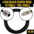 Кабельная сборка RG-58 (N-female - FME-female), 0,5 метра