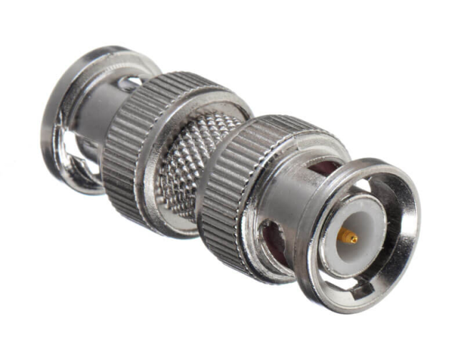 Переходник BNC-male - BNC-male, медный, покрытие цинк, Netko, 20 шт