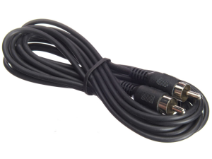 Шнур аудио-видео 1RCA-1RCA, литой, Netko, 3 метра