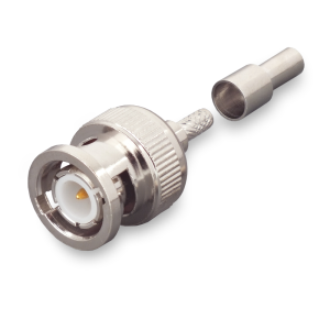 Разъем BNC-male под кабель RG174, RG178, RG316, 50 Ом, обжимной под пайку, 2 шт.