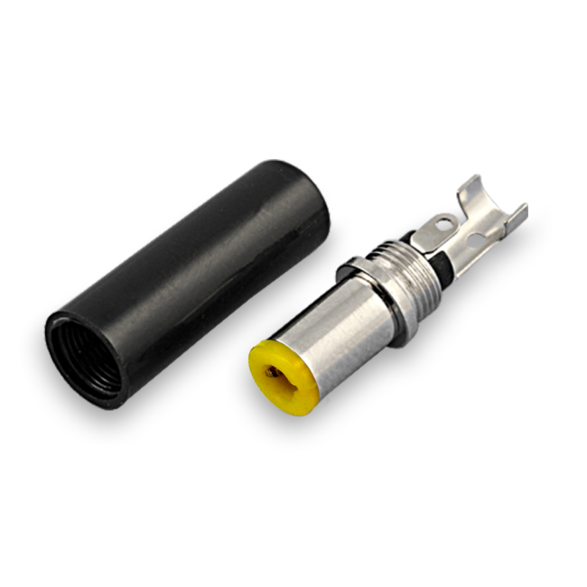 Разъем питания штекер 5,5х2,5 под пайку на кабель