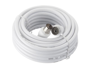 Удлинитель антенный Netko на кабеле 3С-2М, белый 5 метров