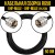 Кабельная сборка RG-58 (UHF-male (PL259) - UHF-male (PL259), 0,5 метра