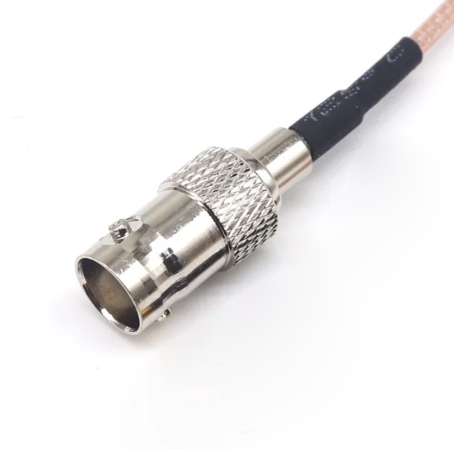 Разъем BNC-female под кабель RG174, RG178, RG316, 50 Ом, обжимной под пайку, 2 шт. Разъем BNC-female под кабель RG174, RG178, RG316, 50 Ом, обжимной под пайку, 2 шт.