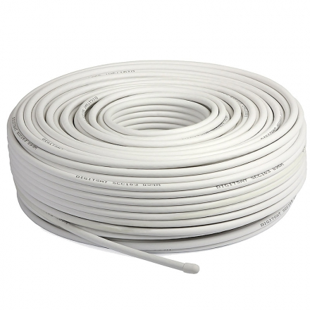 Кабель коаксиальный RG-59U Micro (медный проводник, оплетка 64 омедненные нити), Netko, 30 метров