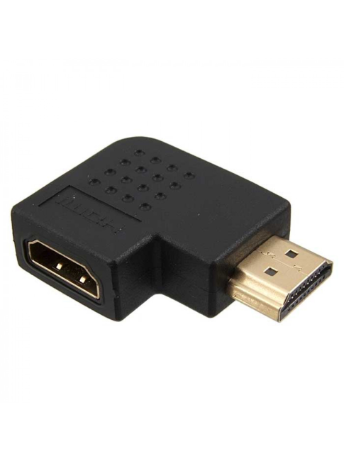 Переходник HDMI(male)-HDMI(female) угловой
