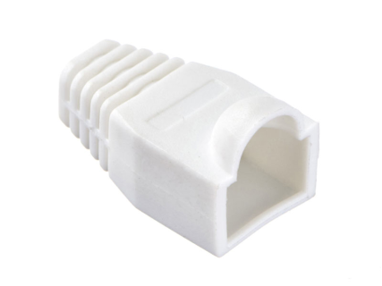 Изолирующий колпачок для патч-кордов из витой пары RJ-45 и RG-11, белый, D-6 мм, 10 шт. Netko Изолирующий колпачок для патч-кордов из витой пары RJ-45 и RG-11, белый, D-6 мм, 10 шт. Netko