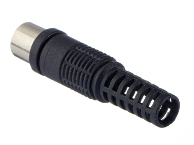 Разъём гнездо (мама) для TV, черный, Netko, 50 шт.