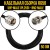 Кабельная сборка RG-58 (UHF-male (PL259) - BNC-male), 3 метра