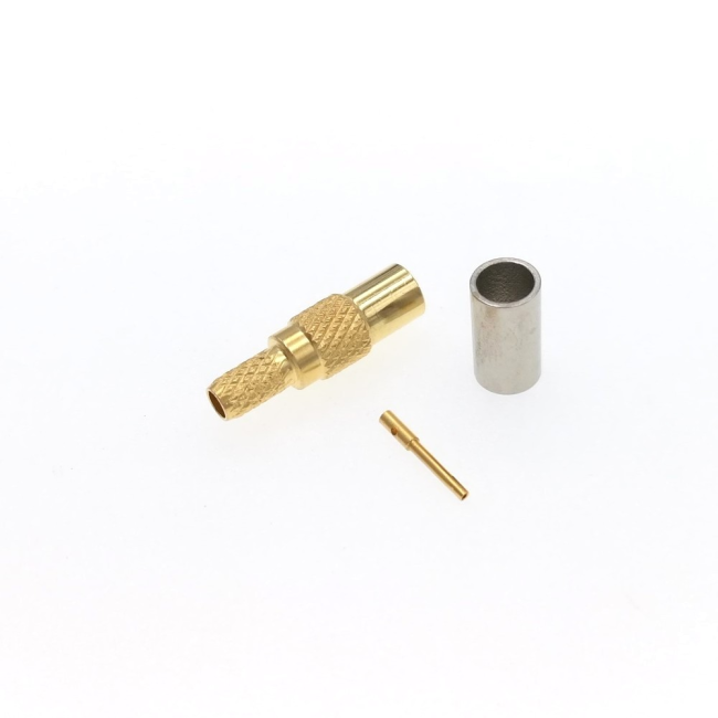 Разъем MMCX-female под кабель RG174, RG178, RG316, 50 Ом, обжимной под пайку, 4 шт. Разъем MMCX-female под кабель RG174, RG178, RG316, 50 Ом, обжимной под пайку, 4 шт.