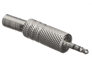 Штекер 2.5 стерео, металл, Netko, 10 шт