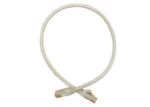 Патч корд 3 метра, UTP4, cat.6, медный, интернет кабель RJ45 с переходником RJ-45 на RJ-45 в комплекте, серый