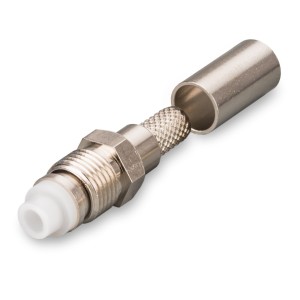 Разъем FME-female под кабель 5D-FB (LMR-300, LMR-240, RG-8X), 50 Ом, обжимной под пайку, 2 шт.