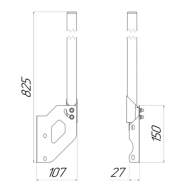 Всенаправленная (круговая) 10 дБи 4G/WiFi антенна KC10-2300/2700 с разъемом F-female