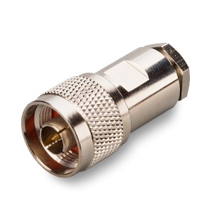 Разъем N-male под кабель 8D-FB, сборный (прижимной), 8 шт.