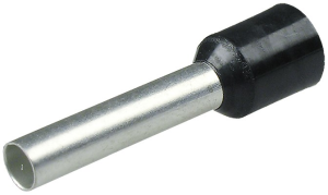 Штыревой втулочный кабельный наконечник TE 1512 (НШВИ F12мм, 2х1.5мм2 , изолированный, черный, 100шт., Netko