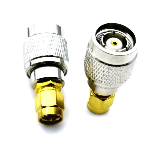 Переходник SMA-male - RP-TNC-male, 50 Ом, 10 шт