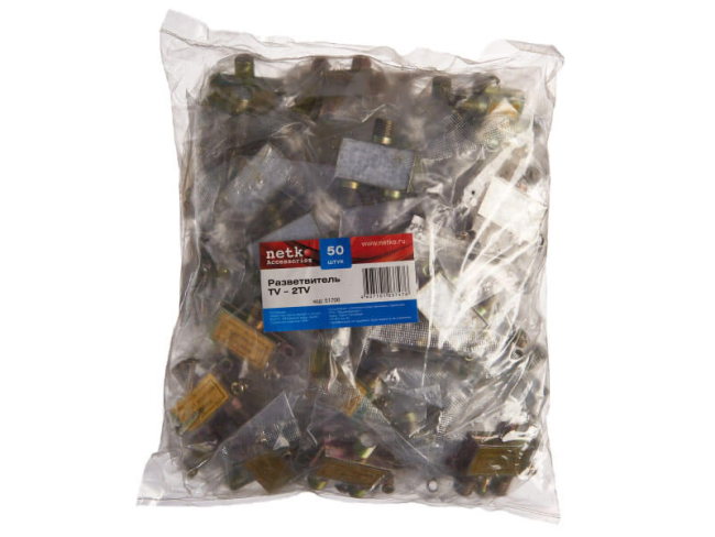 Разветвитель TV-2TV, Netko, 1 шт.