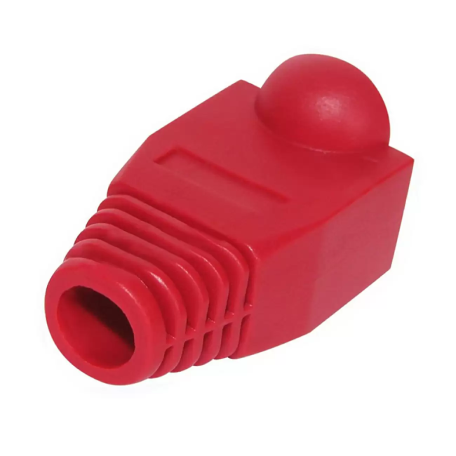 Изолирующий колпачок для патч-кордов из витой пары RJ-45 и RG-11, красный, D-6 мм, 30 шт. Netko Изолирующий колпачок для патч-кордов из витой пары RJ-45 и RG-11, красный, D-6 мм, 30 шт. Netko