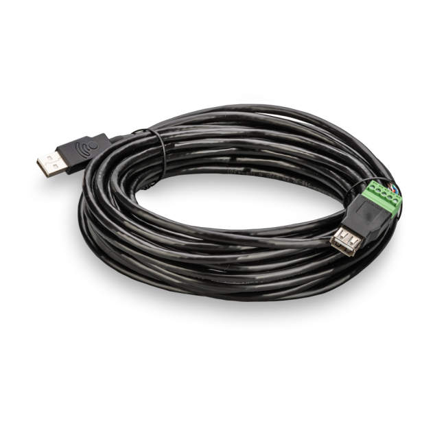 Кабельная сборка USB(male)-USB(female), витая пара, 5 метров