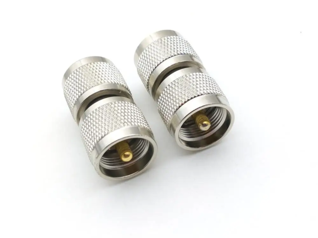 Переходник UHF-male - UHF-male прямой (PL259), 50 Ом, 10 шт.