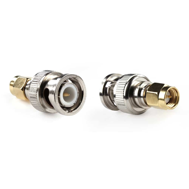 Переходник SMA-male - BNC-male, 50 Ом, 20 шт