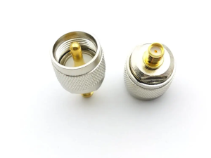 Переходник SMA-female - UHF-male (PL259), 50 Ом, 1 шт