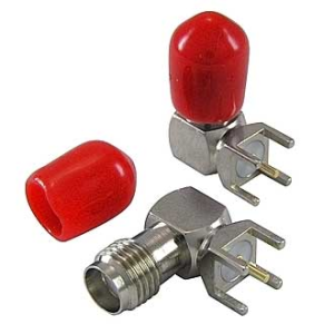 Разъем SМА-female угловой (SMA-JR), на плату, под пайку, 4 шт.