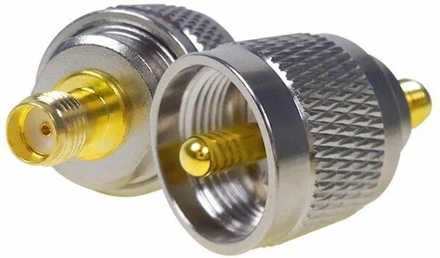 Переходник SMA-female - UHF-male (PL259), 50 Ом, 10 шт