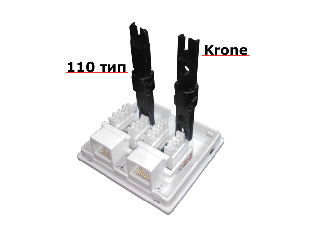 Розетка компьютерная внешняя 2 порта RJ45, неэкранированная, cat.5е, 110/Krone, BC (чистая медь), белая, 1 шт. Розетка компьютерная внешняя 2 порта RJ45, неэкранированная, cat.5е, 110/Krone, BC (чистая медь), белая, 1 шт.