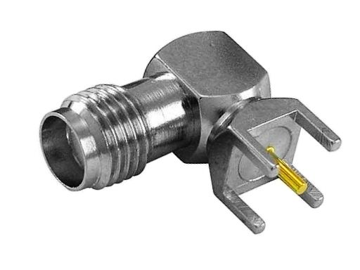 Разъем SМА-female угловой (SMA-JR), на плату, под пайку, 50 шт. Разъем SМА-female угловой (SMA-JR), на плату, под пайку, 50 шт.