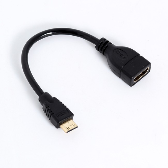 Переходник HDMI-female - miniHDMI-male, 10 см, Netko, 2 шт