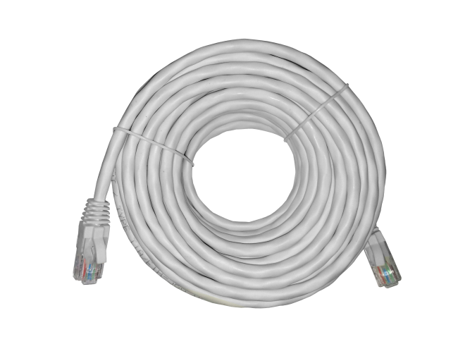 Патч корд 10 метров UTP4, чистая медь, cat.6, кабель для интернета RJ45 с переходником RJ-45 на RJ-45 в комплекте, серый