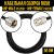 Кабельная сборка RG-58 (UHF-male (PL259) - UHF-female (SO239), 0,5 метра