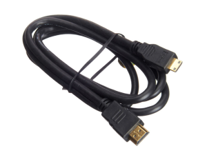 Шнур аудио-видео miniHDMI-male - HDMI-male, золото, Netko, 1.5 метра