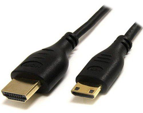 Шнур аудио-видео miniHDMI-male - HDMI-male, золото, Netko, 1.5 метра