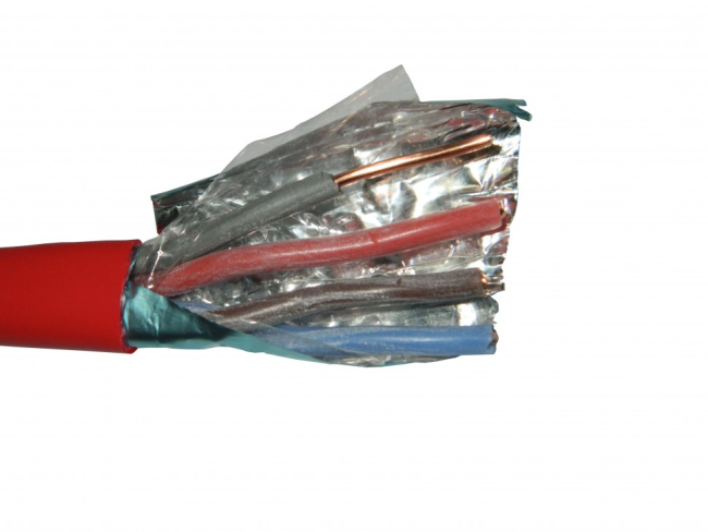 Кабель сигнальный экранированный КПСЭнг(А)-FRLS, 2x2x1.5мм2 (1.4мм), красный, Netko, 200 метров Кабель сигнальный экранированный КПСЭнг(А)-FRLS, 2x2x1.5мм2 (1.4мм), красный, Netko, 200 метров