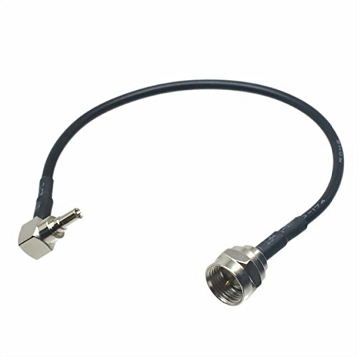 Комплект пигтейлов F-male - CRC9, кабель RG174, 50 Ом, 15 см, 5 шт