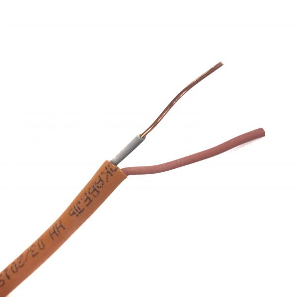 Кабель сигнальный, неэкранированный КПСнг(А)-FRLS, 1x2x1.0мм2 (1.2мм), оранжевый, ТЕХНОКАБЕЛЬ, 200 метров