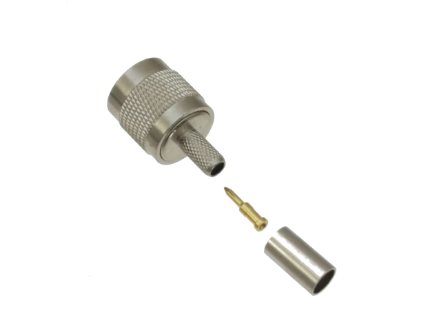 Разъем MINI UHF-male под кабель RG58 (RG-58), 50 Ом, обжимной под пайку, 1 шт. Разъем MINI UHF-male под кабель RG58 (RG-58), 50 Ом, обжимной под пайку, 1 шт.