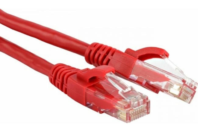 Патч корд 5 метров, UTP4, cat.6, медный, интернет кабель RJ45 с переходником RJ-45 на RJ-45 в комплекте, красный Патч корд 5 метров, UTP4, cat.6, медный, интернет кабель RJ45 с переходником RJ-45 на RJ-45 в комплекте, красный