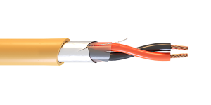 Кабель сигнальный экранированный КПСЭнг(А)-FRLS, 1x2x1.5мм2 (1.39мм), оранжевый, ТЕХНОКАБЕЛЬ, 200 метров