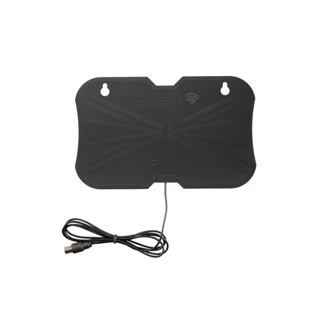 Активная комнатная телевизионная антенна Kroks TV-20 Home с кабелем и TV-разъемом